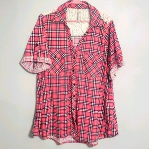 Western style button down top
